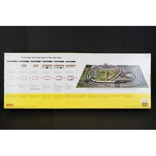 2 - Two boxed Hornby OO gauge electric train sets to include R1039 Flying Scotsman and R1048 The Western... 
