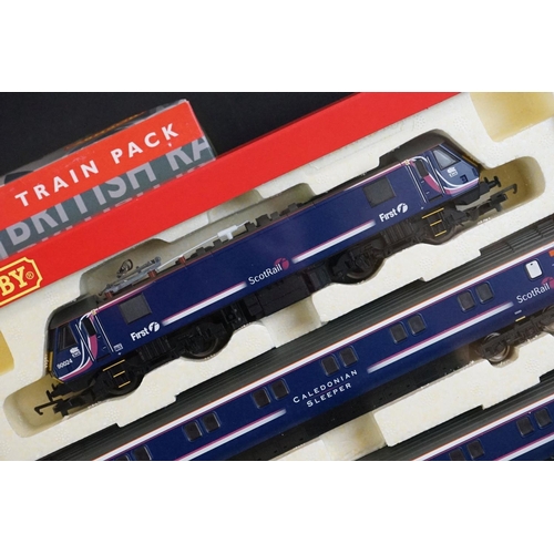 3 - Boxed Hornby OO gauge R2663 Caledonian Sleeper Train Pack, complete