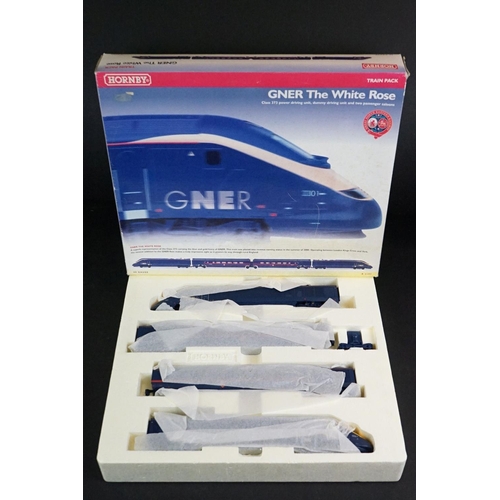 4 - Two boxed Hornby OO gauge train packs to include R2197 GNER The White Rose Train Pack and R2073 Dies... 