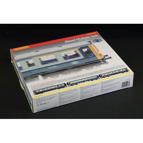 4 - Two boxed Hornby OO gauge train packs to include R2197 GNER The White Rose Train Pack and R2073 Dies... 