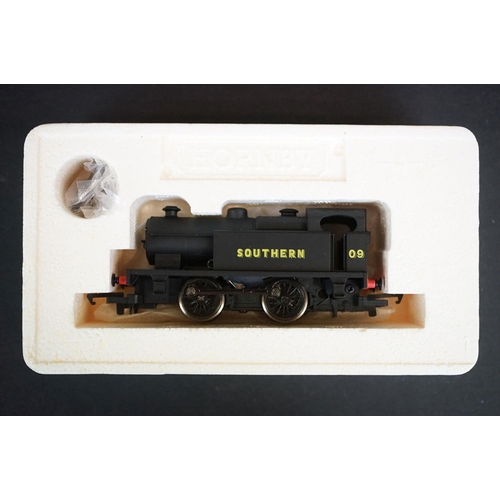 10 - Six boxed Hornby OO gauge locomotives to include R2063 SR Terrier Locomotive 2, R2165B BR 0-6-0 Terr... 