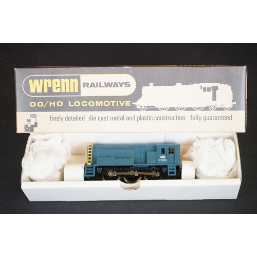 8 - Four boxed OO gauge locomotives to include Wrenn W2230 Bo Bo Diesel Electric Green BR, 2 x Bachmann ... 