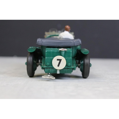 1356 - Boxed Triang Scalextric Vintage Car Racing MM / C64 Bentley in green with driver slot car, appears i... 