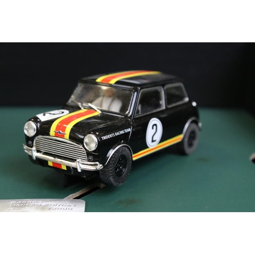 1362 - Two boxed ltd edn Scalextric Legends slot cars / sets to include C3586A Touring 1966 ATCC Mini Coope... 