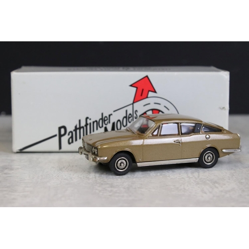 1365 - Boxed Pathfinder Models PFM 33 - 1969 Sunbeam Rapier 1/43 scale diecast model in metallic gold, with... 