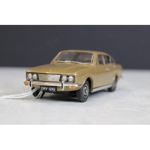 1365 - Boxed Pathfinder Models PFM 33 - 1969 Sunbeam Rapier 1/43 scale diecast model in metallic gold, with... 