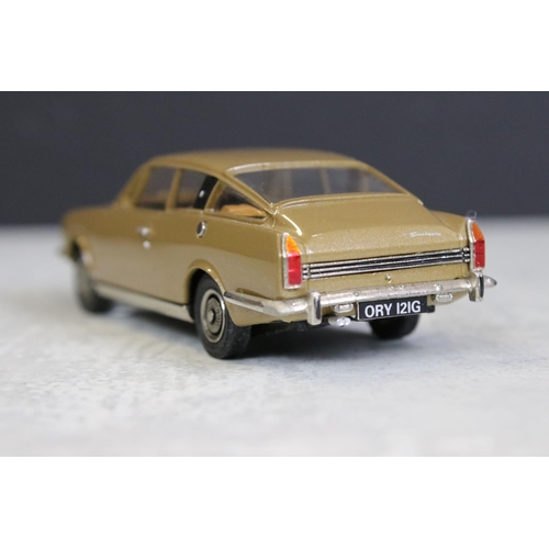 1365 - Boxed Pathfinder Models PFM 33 - 1969 Sunbeam Rapier 1/43 scale diecast model in metallic gold, with... 