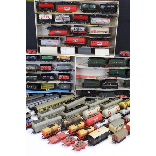 117 - Over 80 OO gauge items of rolling stock to include tankers, tender, trucks and wagons featuring Tria... 