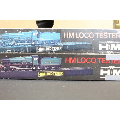 122 - Large quantity of model railway accessories to include 2 x boxed HM Loco Tester, tracksiode building... 