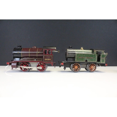 151 - Three Hornby OO gauge locomotives to include 0-4-0 LMS with tender in maroon, 0-4-0 60199 BR black w... 