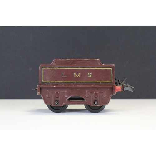 151 - Three Hornby OO gauge locomotives to include 0-4-0 LMS with tender in maroon, 0-4-0 60199 BR black w... 