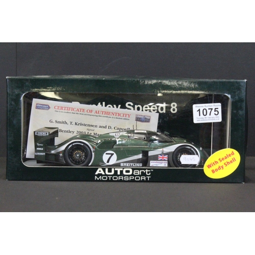 Autograph - Boxed Auto Art Motorsport Bentley Speed 8 2003 Le Mans