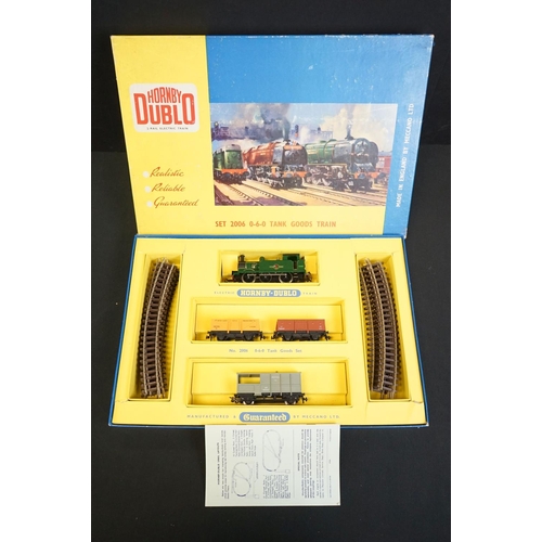 15 - Three boxed Hornby Dublo train sets to include 2 x EDP12 Passenger Train with Duchess of Montrose lo... 