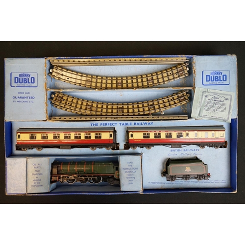 15 - Three boxed Hornby Dublo train sets to include 2 x EDP12 Passenger Train with Duchess of Montrose lo... 