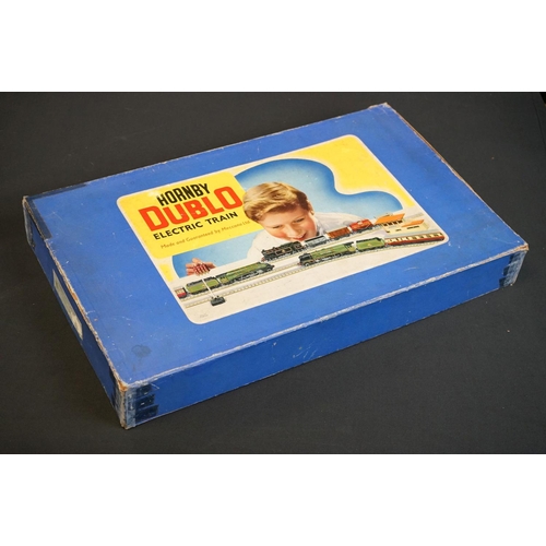 15 - Three boxed Hornby Dublo train sets to include 2 x EDP12 Passenger Train with Duchess of Montrose lo... 