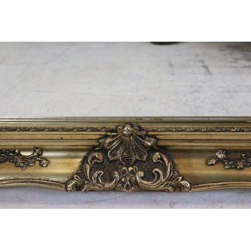 546 - Gilt Framed Rectangular Mirror, 80cm x 70cm