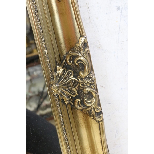 546 - Gilt Framed Rectangular Mirror, 80cm x 70cm