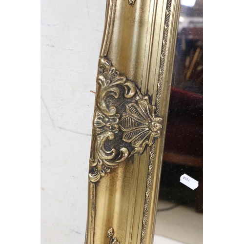 546 - Gilt Framed Rectangular Mirror, 80cm x 70cm