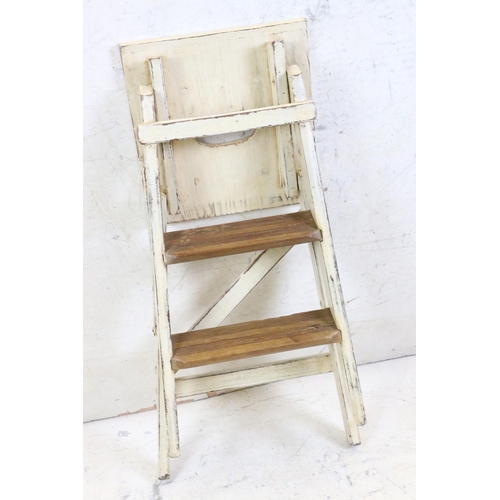 579 - Part Painted Set of Dresser Steps