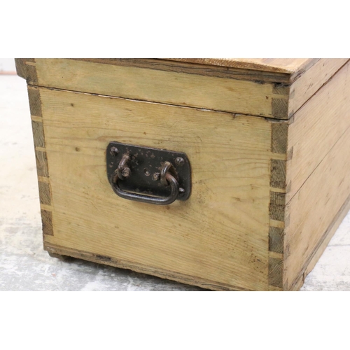 607 - Pine Tack Box, 63cm long x 28cm high