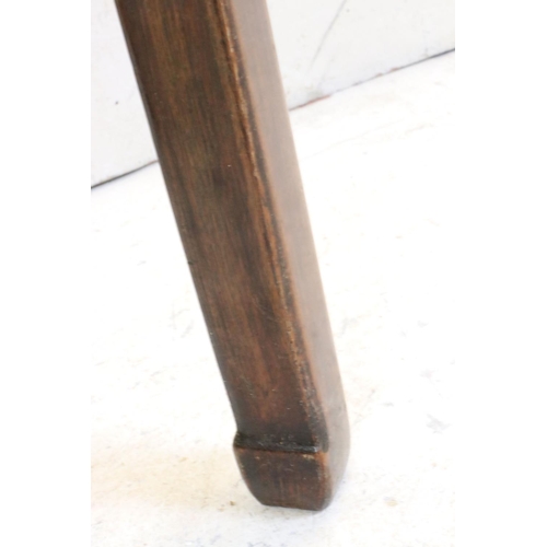 610 - Chinese Hardwood Rectangular Occasional Table, 41cm wide x 52cm high