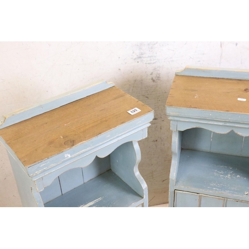 625 - Pair of Pine Bedside Cupboards, each 43cm wide x 89cm high