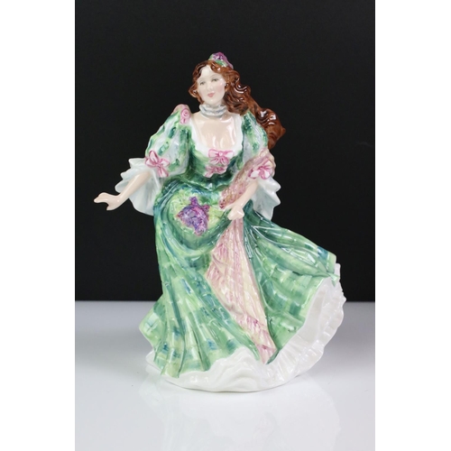 100 - Seven Boxed Royal Doulton porcelain lady figures to include Deborah - Figure of the Year 95 (HN 3644... 