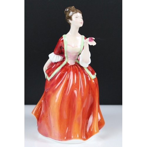 100 - Seven Boxed Royal Doulton porcelain lady figures to include Deborah - Figure of the Year 95 (HN 3644... 