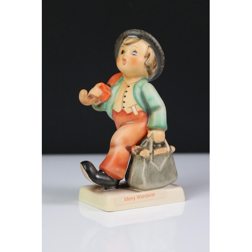 101 - 16 Goebel Hummel ceramic figures to include BH 25 Tender Loving Care, 377 Bashful, 220 We Congratula... 