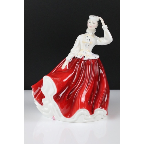 102 - Five Royal Doulton porcelain lady figures to include Gail (HN 2937), Winter - Pretty Ladies (HN 5314... 