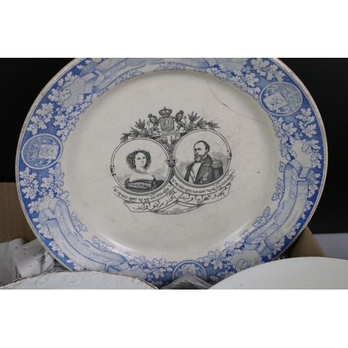 108 - Collection of Queen Victoria commemorative ceramics, 20 pieces, featuring S.H & Sons Diamond Jubilee... 