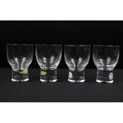 117 - Collection of Holmegaard ' Canada ' drinking glasses to include smoky grey examples (3 x decanters, ... 