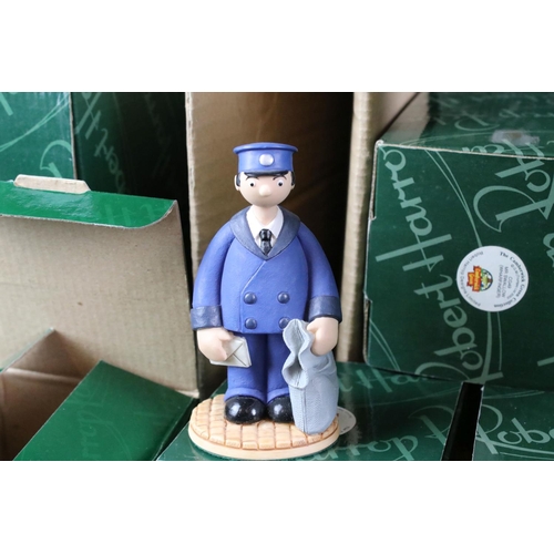 91 - 54 Boxed Robert Harrop ' Camberwick Green Collection ' collectable figures to include CG43 Mr Rumpli... 