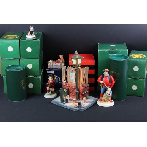 126 - 12 Boxed Robert Harrop ' The Beano Dandy Collection ' collectable figures to include BDS06 Dennis Th... 