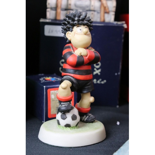 126 - 12 Boxed Robert Harrop ' The Beano Dandy Collection ' collectable figures to include BDS06 Dennis Th... 