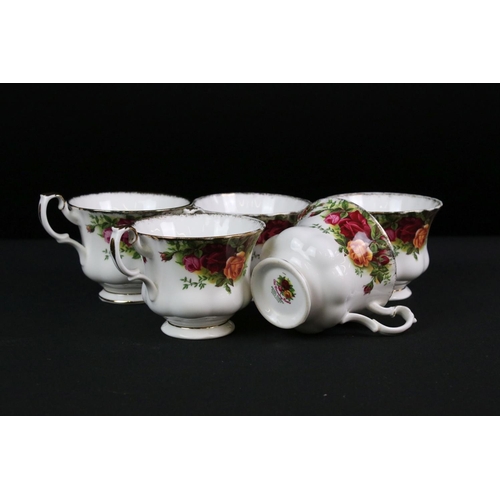 127 - Royal Albert ' Old Country Roses ' pattern tea, coffee and dinner ware, to include 4 x teapots & cov... 