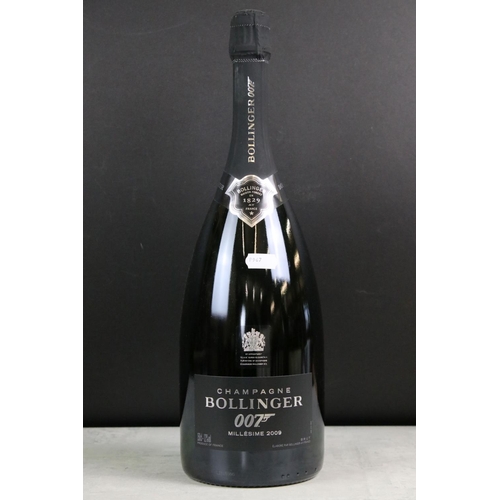 393 - James Bond 'Dressed To Kill' Bollinger Champagne from 2009, sealed bottle.