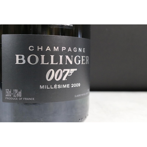 393 - James Bond 'Dressed To Kill' Bollinger Champagne from 2009, sealed bottle.