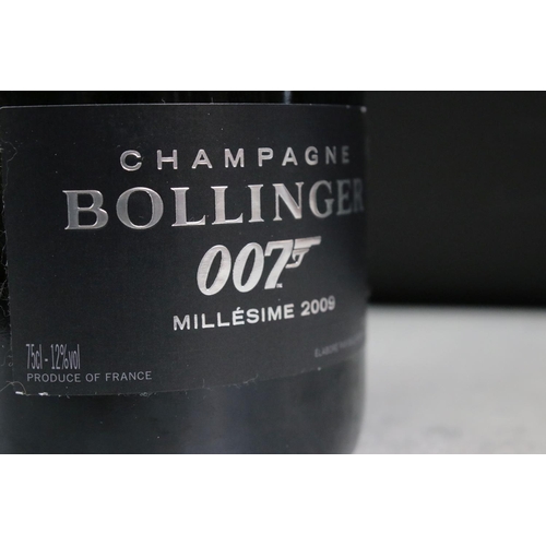 394 - James Bond Spectre (2015) Bollinger Champagne from 2009, unopened in metal case.