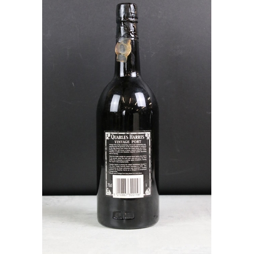 399 - A bottle of Quarles Harris 1977 vintage port together with a bottle of M&S finest reserve port, both... 