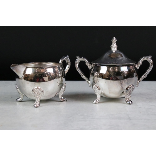 360 - Silver Plated Five piece Tea and Coffee Set, new in box