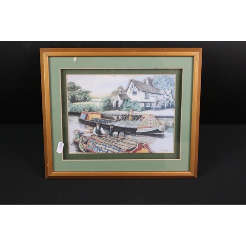 369 - Eleven Diorama Framed and Glazed Pictures including Anton Pieck and G Cartwright, largest 23cm x 30c... 