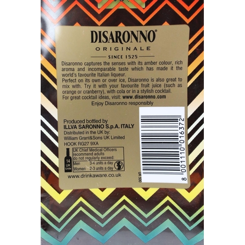 403 - A collection of seven bottles of Disaronno, all sealed bottles.