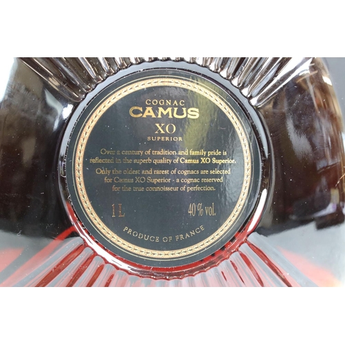 406 - A bottle of Camus XO Superior Cognac, sealed bottle in box.