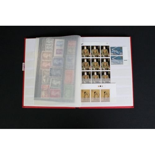 412 - A large collection of mainly British stamps and first day covers, most contained within albums toget... 