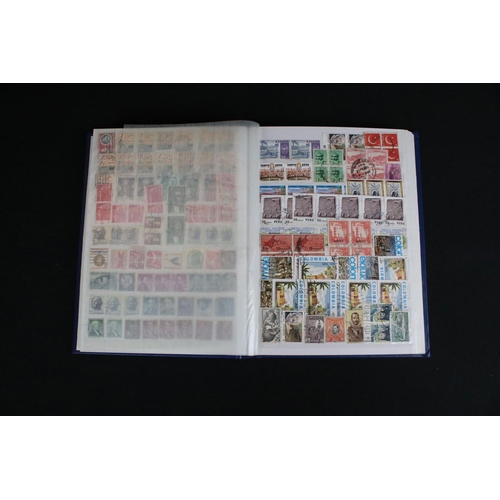 417 - A large collection of mainly British stamps and first covers contained within over fifteen albums.