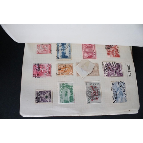 418 - A collection of British, Commonwealth and world stamps contained within albums together with loose e... 