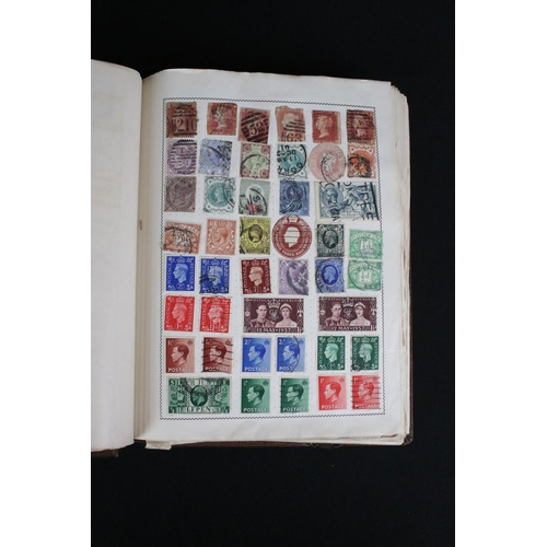 418 - A collection of British, Commonwealth and world stamps contained within albums together with loose e... 