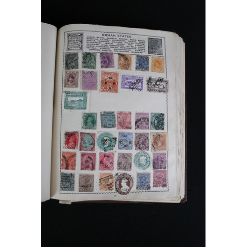 418 - A collection of British, Commonwealth and world stamps contained within albums together with loose e... 