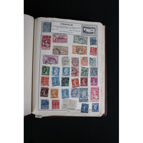 418 - A collection of British, Commonwealth and world stamps contained within albums together with loose e... 